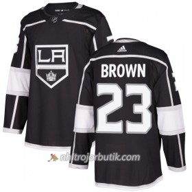 Män Ishockey Los Angeles Kings Tröja Dustin Brown 23 Adidas 2017-2018 Svart Authentic